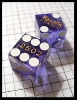 Dice : Dice - Casino Dice - HarrahsTunica MS Gift from Dawn Aug 2009